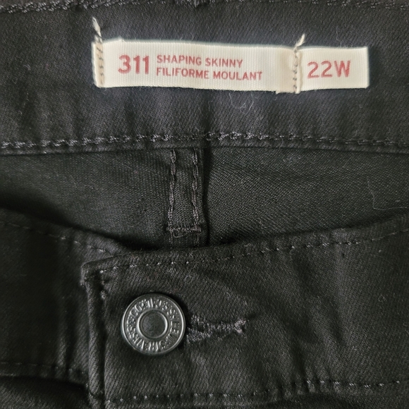 Levi's Sculpt Black Skinny Jeans Classic Style - Picture 5 of 11